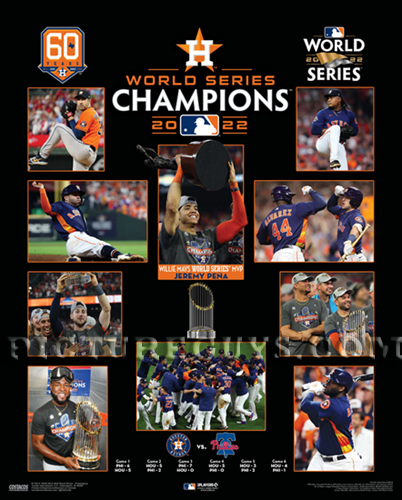 Houston Astros 2017 World Series Champions Composite Photo Print